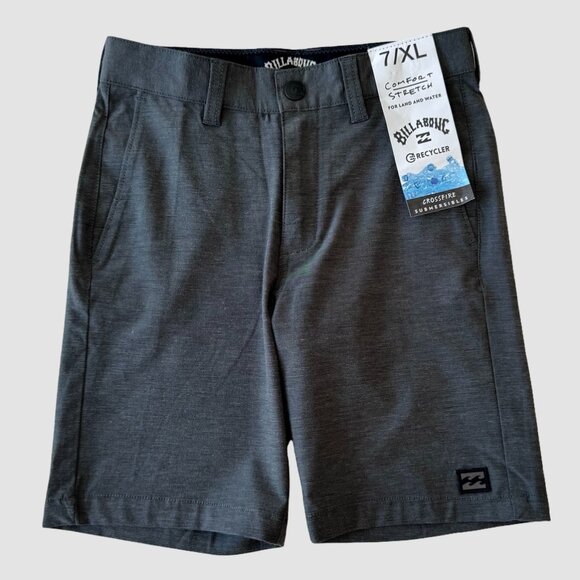 NWT Boys BillABONG Crossfire Submersible Hybrid Shorts, Size 7 - Picture 1 of 6
